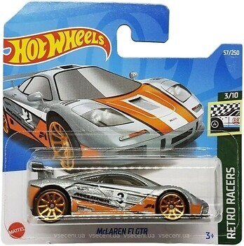 Фото Hot Wheels McLaren F1 GTR Retro Racers (HCX86-M521)