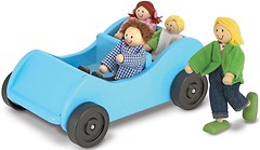 Фото Melissa & Doug Дорожня машинка з ляльками (MD2463)