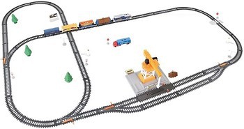 Фото Maya Toys железная дорога с подъёмным краном (2082)