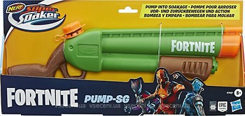 Фото Hasbro Nerf водяний бластер Super Soaker Fortnite Shot Gun (E7647)
