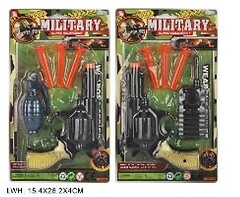 Фото A-Toys Набір військового з пістолетом на присосках і рацією (44-4)