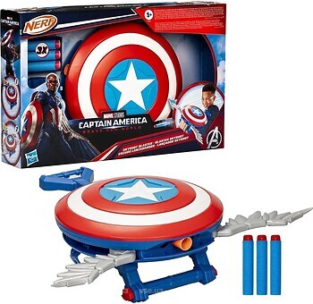 Фото Hasbro Nerf Marvel Captain America (F9302)