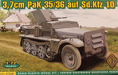 Фото Ace 37mm PaK 35/36 auf Sd.Kfz 10 (72281)