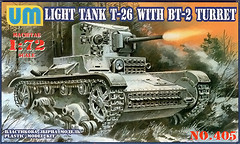 Фото UMT Light Tank T-26 with BT-2 Turret (405)