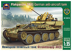 Фото ARK Models Flakpanzer 38T WWII German Air-Defense Tank (ARK35010)