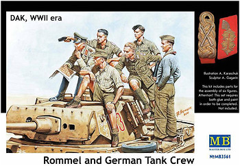 Фото Master Box Rommel and German Tank Crew (MB3561)