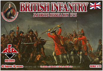 Фото Red Box Британська піхота 1745 року (RB72049)