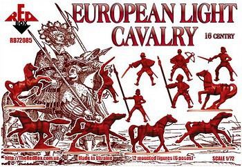 Фото Red Box Європейська легка кавалерія, 16-го століття, набір 2 (RB72085)