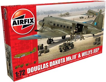 Фото Airfix Douglas Dakota MkIII & Willys (A09008)