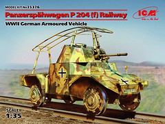 Фото ICM Panzerspahwagen P 204 (f) Railway 1:35 (35376)