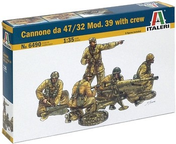 Фото Italeri Cannone da 47/32 Mod. 1939 with crew (6490)