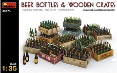 Фото MiniArt Beer Bottles & Wooden Crates (MA35574)
