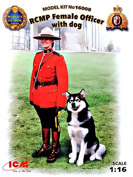 Фото ICM офіцер Королівзької Канадської Кінної Поліції з собакою (16008)