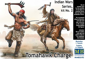 Фото Master Box Tomahawk Charge індійська військова серія набір 2 (MB35192)