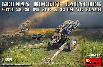 Фото MiniArt Немецкая ракетная установка с 28 см WK Spr и 32 см WK Flamm (MA35269)