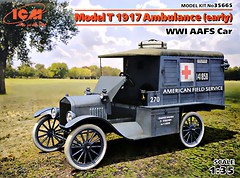 Фото ICM автомобіль швидкої допомоги Модель-T 1917 г (35665)
