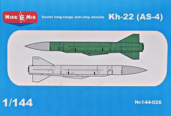 Фото Micro-Mir протикорабельна ракета X-22 AS-4 (144-026)
