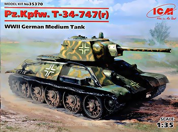 Фото ICM German Medium Tank Pz.Kpfw. 747 T-34 (35370)