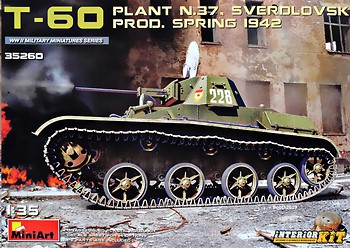 Фото MiniArt T-60 Plant N.37. Sverdlovsk prod. Spring 1942 (MA35260)