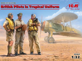 Фото ICM British Pilots In Tropical Uniform 1939-1943 (32106)