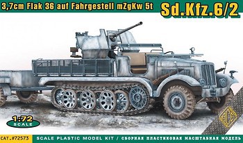 Фото Ace SdKfz.6/2 3.7cm Flak 36 auf Fahrgestell mZgKw 5t (72573)