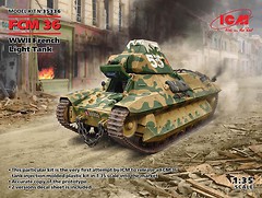 Фото ICM WWII French Light Tank FCM 36 (35336)