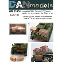 Фото DAN models Надмоторние ящики для німецьких танків T-4 (DAN 35506)