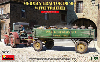 Фото MiniArt Німецька трактор D8506 з причепом (MA38038)