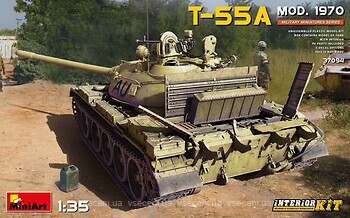 Фото MiniArt Середній танк Т-55А модифікація 1970 (MA37094)