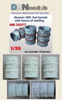 Фото DAN models German deformed 200l. fuel barrels (35277)