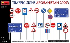 Фото MiniArt Дорожні знаки. Афганістан 2000-і роки (MA35640)