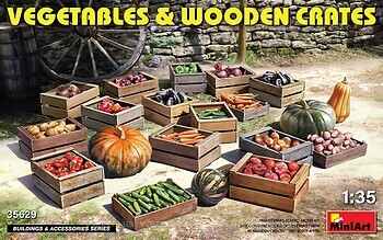 Фото MiniArt Овочі в дерев'яних ящиках (MA35629)