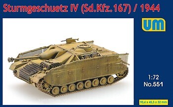 Фото UniModels Sturmgeschutz IV Sd.Kfz.167 1944 (UM551)