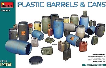 Фото MiniArt Plastic Barrels & Cans (49010)