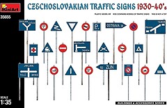 Фото MiniArt Czechoslovakian Traffic Sings 1930-40's (35655)