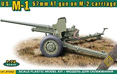Фото Ace Американська 57-мм протитанкова гармата М-1 на лафеті М-2 (72562)