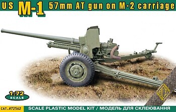 Фото Ace Американська 57-мм протитанкова гармата М-1 на лафеті М-2 (72562)