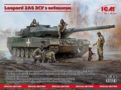 Фото ICM Leopard 2А6 ЗСУ з екіпажем (35013)