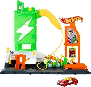 Фото Hot Wheels Заправна станція для суперзарядки (HTN79)