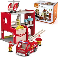 Фото Viga Toys ігровий набір Пожежна частина (50828)