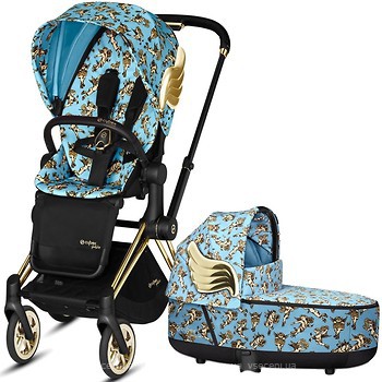 Фото Cybex 2 в 1 Priam Lux Jeremy Scott Cherub Blue