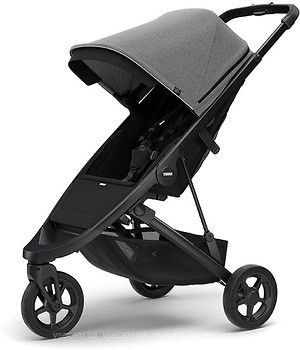 Фото Thule прогулянкова Spring з козирком Black/Grey Melange (TH 11300200-11300305)