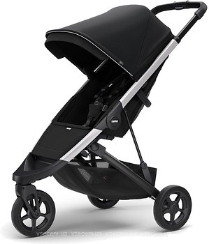 Фото Thule прогулянкова Spring з козирком Aluminium/Midnight Black (TH 11300100-11300301)