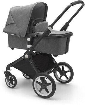 Фото Bugaboo 2 в 1 Lynx Black/Grey Melange (230343GM01)