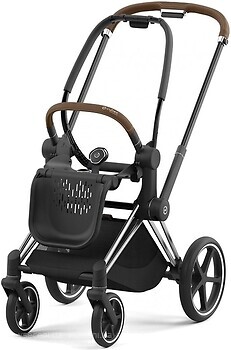 Фото Cybex шасі з каркасом прогулянкового блоку Priam LS RBA Chrome Brown (521002319)