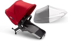 Фото Bugaboo прогулочный блок Donkey 3 Alu/Grey Melange/Red (180128GM02)