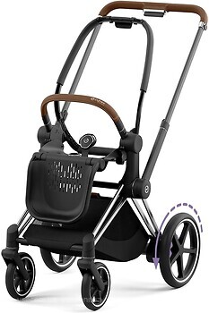 Фото Cybex шасси с каркасом прогулочного блока ePriam Chrome Brown (521002349)