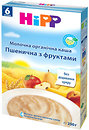 Фото Hipp Каша молочна пшенична з фруктами 250 г