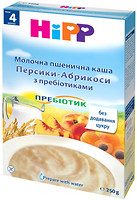 Фото Hipp Каша молочная рисово-кукурузная персики-абрикосы с пребиотиками 250 г