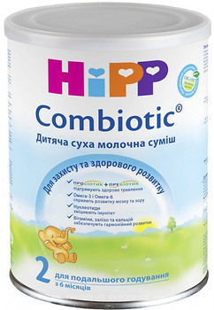 Фото Hipp Суміш молочна Combiotic 2 750 г